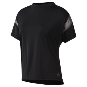 Reebok Cardio T Shirt Damen - Schwarz - DE 278-HUP